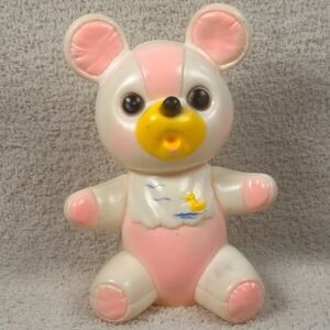 Mid Century Clear Glass Square Ashtray